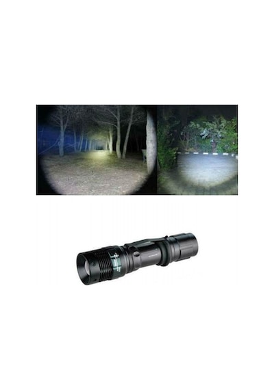 Star Km-815 Zoomlu El Feneri Cree Led Siyah