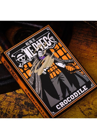 Card Mafia One Piece Crocodile Premium Oyun Kağıdı Limited Edition Koleksiyonluk İskambil Kartları