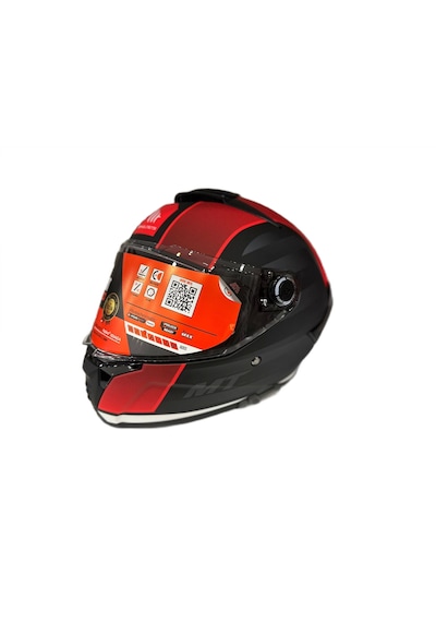 Mt Thunder 4 SV Tears B5 Kapalı Kask Kırmızı Mat Siyah