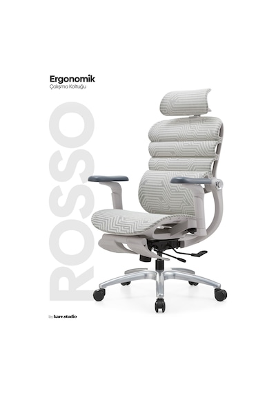 Rosso Ergonomik Çalışma Koltuğu - Beyaz