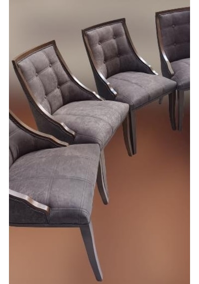 Sandalye Zus 40 Model Kayın Kaliteli Kumaş Döşem 4 Adet El Yapımı