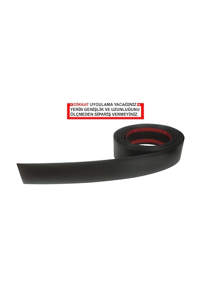 Mat Siyah Nikelaj 40 Mm Genişlik 3 Metre Uzunluk