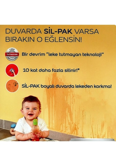 Marshall Sil-pak Leke Tutmayan 10 Kat Fazla Silinebilir İç Cephe Boyası Bw Baz 7,5 L 1 Adet