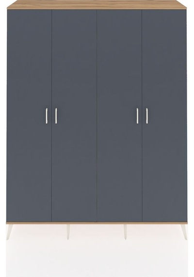 Hyperion Gardrop 10 Raflı 4 Kapaklı 176x44x221 Çam-antrasit/aytaşı Antrasit/aytaşı Hyperion Gardrop 10 Raflı 4 Kapaklı 176x44x221 Çam-antrasit/aytaşı Antrasit/aytaşı