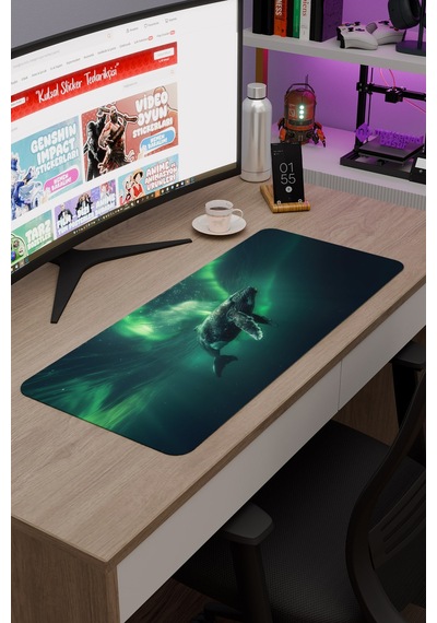 Orka Kaymaz Dikişli Kauçuk Oyuncu Mousepad V1 - 70x30 Xl Gaming Mouse Pad Fare Altlığı