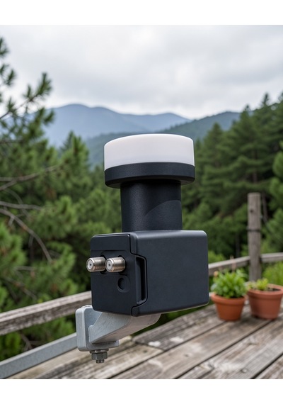 Twin Lnb Çift Çıkışlı 4k Ultra Hd Ku Band 0.1 Db Uczzdlynrh200lnbıkıgırıslı-1