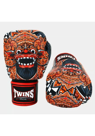 Twins Fbgvl3-59 Barong Boks Eldiveni Deri Muay Thai Eldiveni Siyah