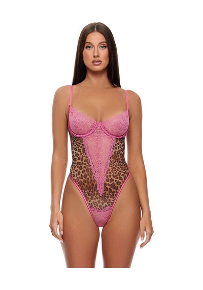 Bikini Mayokini Dünyası Abriana Bodysuit - Pembe