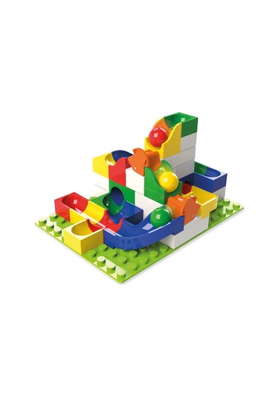 Hubelino Marble Run Dönemeç Genişletme Seti 43 Parça 420497
