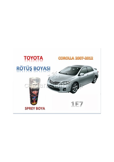 Toyota Corolla 2007-2013 Rötuş Boyası 1E7 Sprey Boya 400Ml