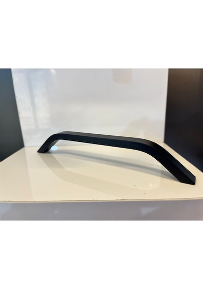 Boğaziçi Metal Kulp 128mm Mat Siyah Dolap Kapak Modern Çekmece Mobilya Tv Ünite Komidin Vestiyer Mat Siyah