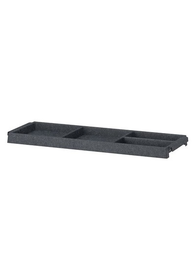Ikea Ivar Raf, Koyu Gri-keçe, 83x30 Cm