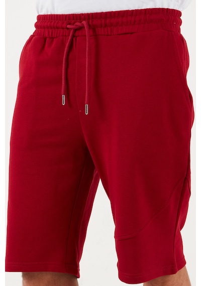 Buratti Belden Bağlamalı Pamuklu Cepli Regular Fit Erkek Short 5908041 Bordo