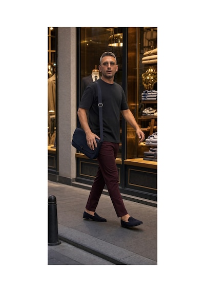 Modi Green Unisex Regular Fit Süprem Sıfır Yaka Kısa Kollu Tişört - Siyah