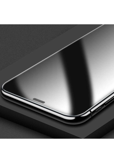İphone 15 Pro Max Uyumlu Hayalet Ekran Koruyucu Anti-dust Temperli Cam - Siyah - T29750