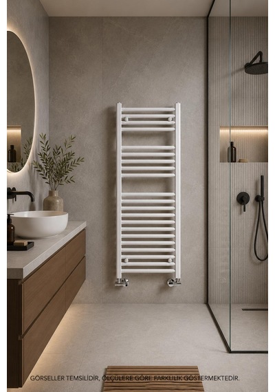 500X1200 Beyaz Havlupan 16 Borulu Banyo Havlupanı