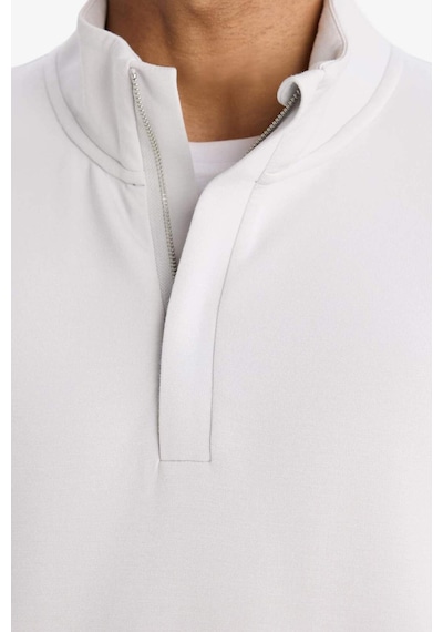 Defacto Defactofit Standart Fit Dik Yaka Modal Sporcu Sweatshirt E9772ax25augr184 Gri