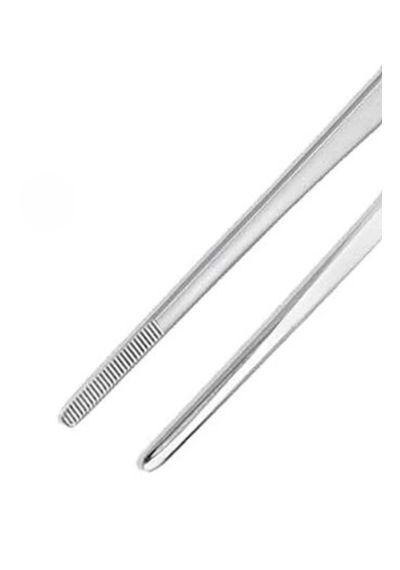 Penset Düz Uçlu 13 Cm Nikel Kaplama 1 Adet