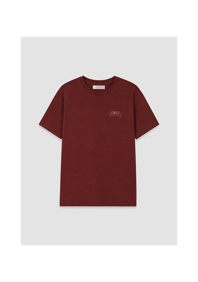 Lcw Dream Kırmızı Bisiklet Yaka Desenli Kadın Kaprili Pijama Takımı