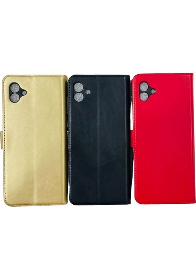 Samsung Galaxy Uyumlu A04 Kapakli Cüzdanli Korumali Kilif