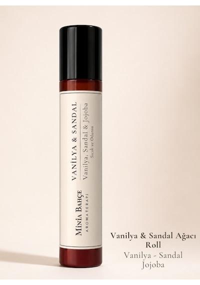 Vanilya & Sandal Roll - %100 Doğal Vanilya Ve Sandal Ağacı Yağı 10 Ml