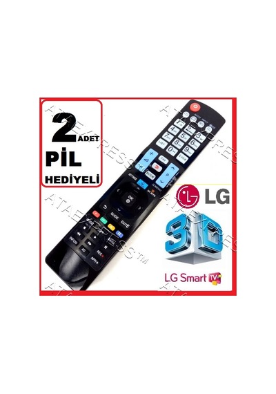 LG Uyumlu Akb Tüm Modeller Tv Televizyon Kumanda + 2 Pil 930
