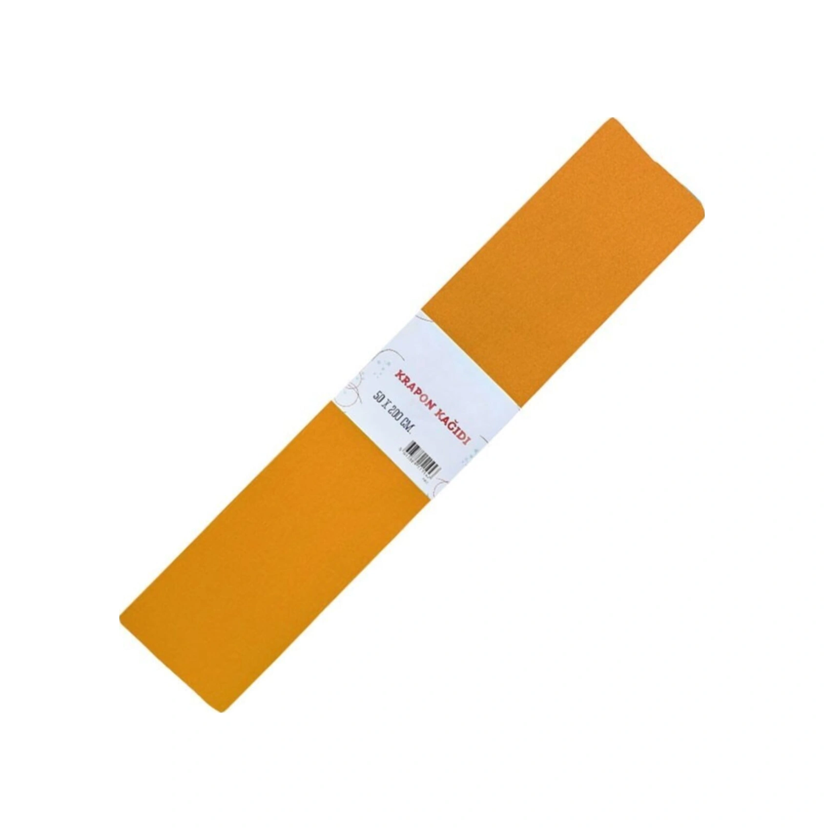 Renkli Krapon Kağıdı 50cm X 2mt Turuncu 10 Lu Paket 9128