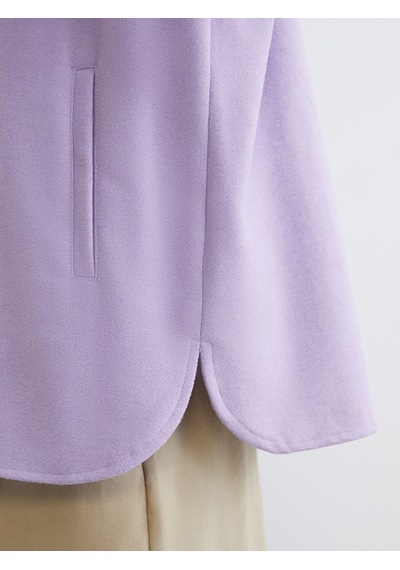 Lcw Vision Lila Oversize Kadın Gömlek Ceket