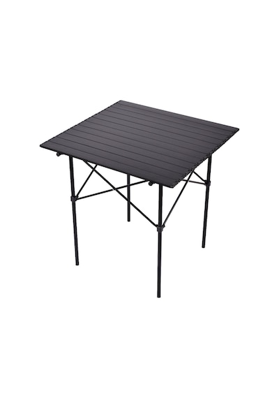 Exent Full-Alüminyum Yanmaz- Kırılmaz Hafif Kamp-Piknik Masası 70 CM Siyah