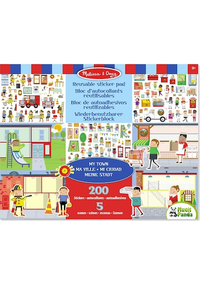 Melissa And Doug Tak Çıkar Çıkartma Kitabı - Benim Şehrim
