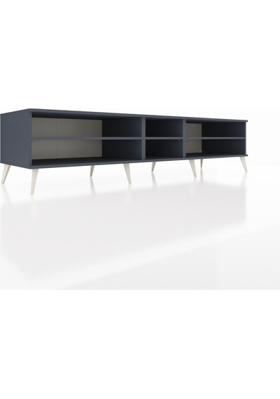 Kronos Tv Ünitesi 3 Raflı 220x59x51 Antrasit-antrasit Antrasıt/antrasıt - Antrasıt Kronos Tv Ünitesi 3 Raflı 220x59x51 Antrasit-antrasit Antrasıt/antrasıt - Antrasıt