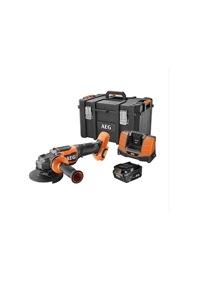 Aeg BEWS18-125BLPX2-602MB 2x6.0AH Çift Akülü Kömürsüz Taşlama Makinesi - 4935500067
