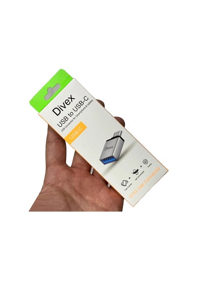 Divex Type-c Erkek Usb3.0 Dişi Adaptör Çevirici Gri Do-182