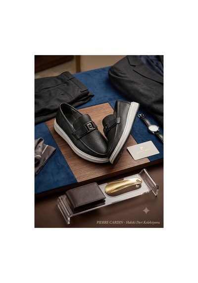 Pierre Cardin Erkek Siyah Hakiki Deri Loafer Günlük Ayakkabı Kalın Taban Hafif Özel Seri Tarz Model Pierre Cardin Erkek Siyah Hakiki Deri Loafer Günlük Ayakkabı Kalın Taban Hafif Özel Seri Tarz Model