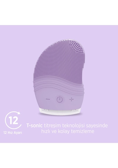 Polosmart Psc03 Sonic Titreşimli Yüz Temizleme Cihazı - Mor