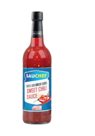 Sauchef Tatlı Acı Biber Sosu Cam 2 x 900 G