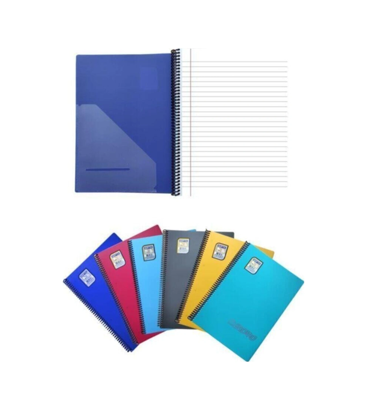 Chromo A4 80 Yp Pp Kapak Spiralli Defter Çizgili 6'lı