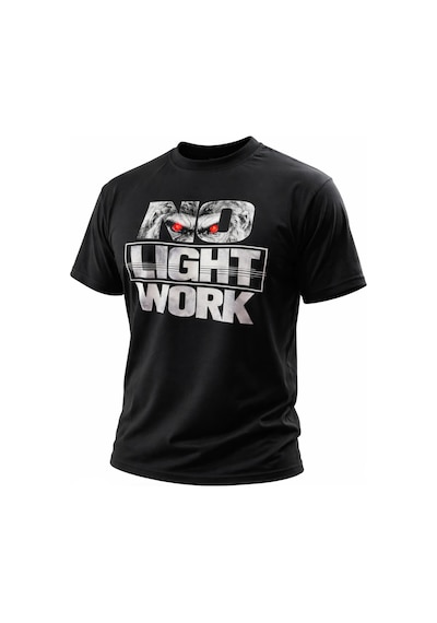 Dark Line %100 Pamuk Unisex Siyah Oversize T-shirt No Lıght Work Siyah