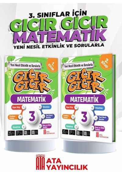 3.sınıf Gıcır Gıcır Yeni Nesil Etkinlik Ve Sorularla Türkçe Ve Matematik Seti