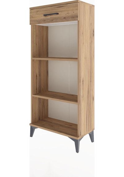 Arges Dolap 2 Raflı Tek Çekmeceli 60x30x134 Çam-çam Atlas Çam