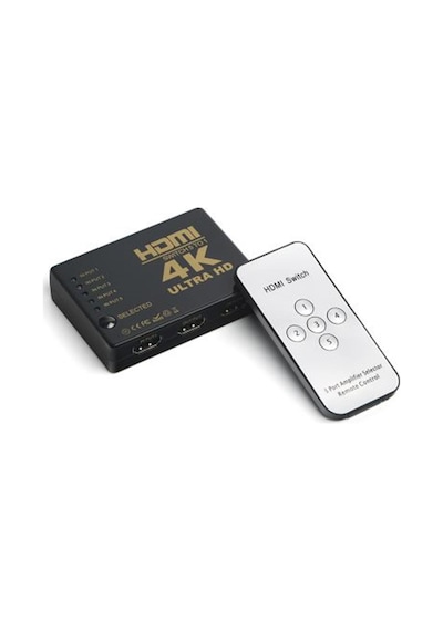 Dark Dk Hd Sw4x1 Full Hd 4 Giriş 1 Çıkışlı Uzaktan Kumandalı Hdmı Switch Seçici