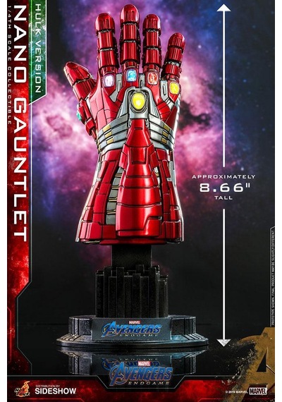 Hot Toys Nano Gauntlet (Hulk Version) Quarter Scale  R e p l i c