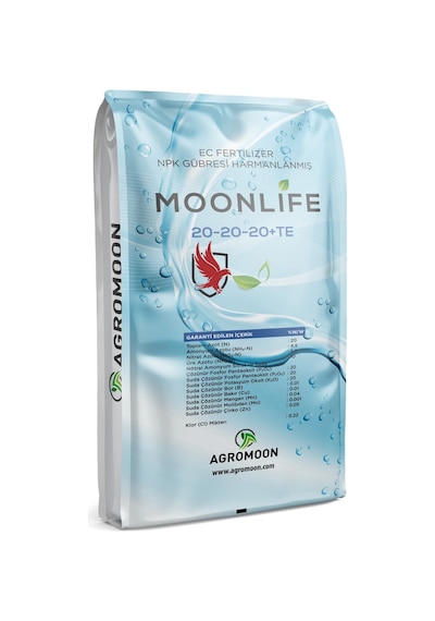 Agromoon Moonlife 20-20-20+me Npk Sıvı Damlama Gübresi 15 Kg 15 KG