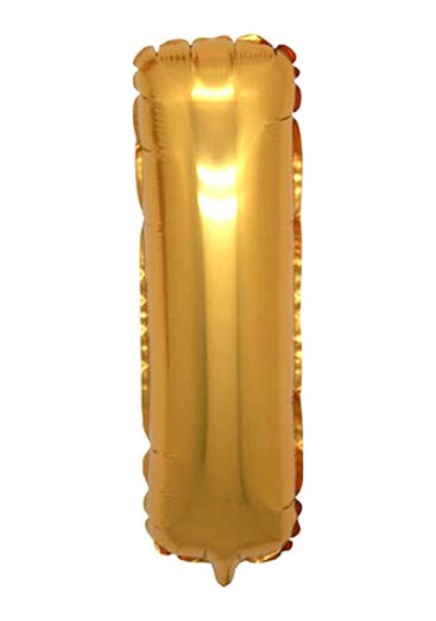 Gold Folyo Balon I Harfi 40 CM
