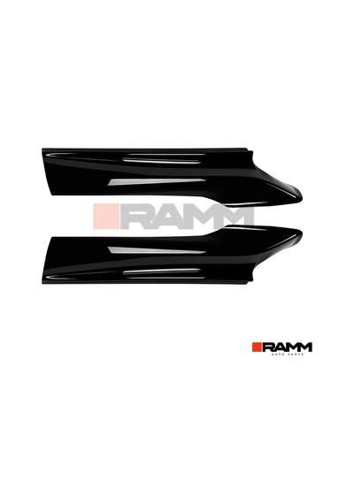 Bmw F10 F11 M Sport Ön Tampon Flap Seti - Parlak Siyah