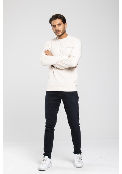 Erkek Bisiklet Yaka Slim Fit Sweatshirt Spr2019k18 001