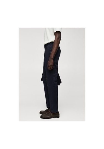 2Y Premium Mango Man Dar Kesim Pileli Pamuklu Chino 010