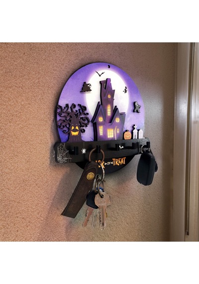 Halloween Cadılar Bayramı Temalı Duvar Dekor Askılık Anahtarlık Diğer