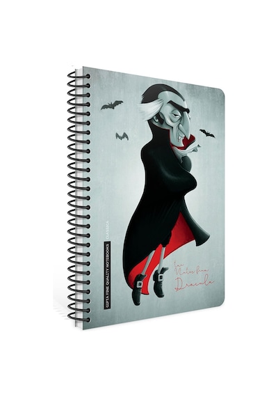 Gıpta Classica Spiralli Sert Kapak 17x24 120 Yaprak Kareli Defter 6383