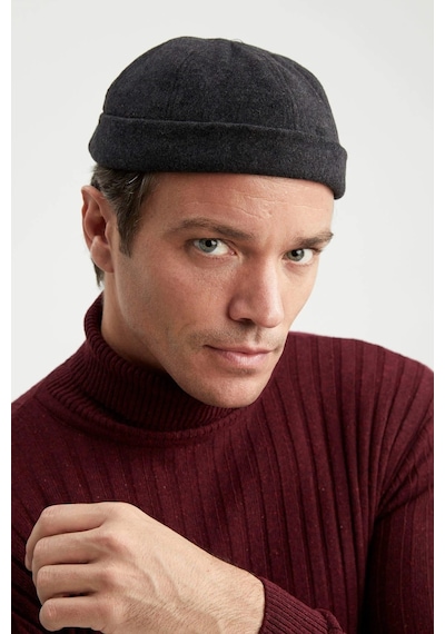 Takı Dükkanı Kışlık Yünlü Retro Docker Cap Takke Leon Bere Unisex Şapka cp236